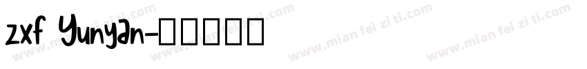 zxf Yunyan字体转换